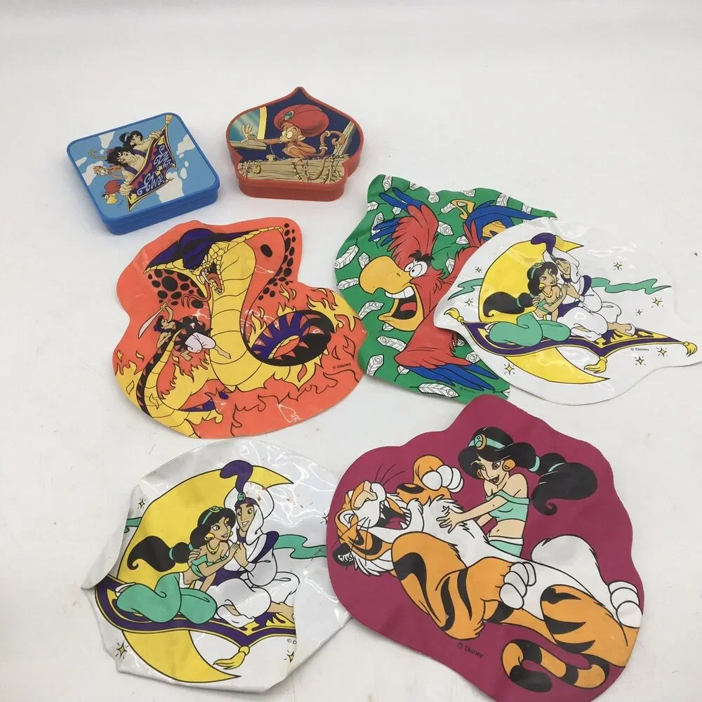 Aladdin Blow Ups Burger King 1994 Toys Blow Up Floats 2 Boxes READ Description